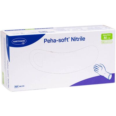 Hartmann Peha-soft Nitrile Handschoenen Medium (100 stuks) Hartmann Peha-soft Nitrile Handschoenen Medium (100 stuks)