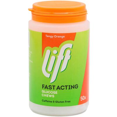 Lift Glucotabs Sinaasappel (50 stuks) Lift Glucotabs Sinaasappel (50 stuks)