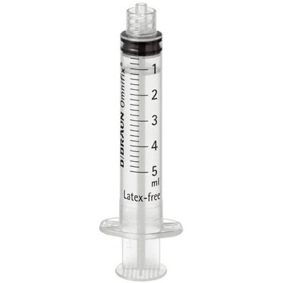 B. Braun Omnifix Injectiespuiten Solo Luer Lock 5ML (100 stuks) B. Braun Omnifix Injectiespuiten Solo Luer Lock 5ML (100 stuks)