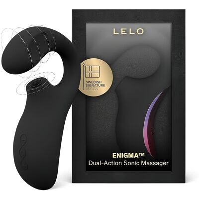 LELO Enigma - oplaadbare waterdichte 2-in-1 G-spot vibrator - zwart LELO Enigma - oplaadbare waterdichte 2-in-1 G-spot vibrator - zwart