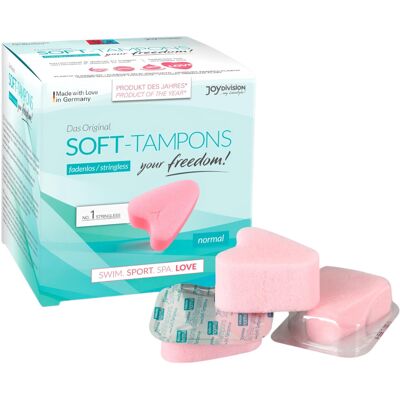 JoyDivision Soft-Tampons - zachte tampons zonder touwtje (3 stuks) JoyDivision Soft-Tampons - zachte tampons zonder touwtje (3 stuks)