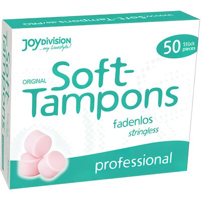 Joydivision Soft-Tampons professional - tampon zonder touwtje (50 stuks) Joydivision Soft-Tampons professional - tampon zonder touwtje (50 stuks)