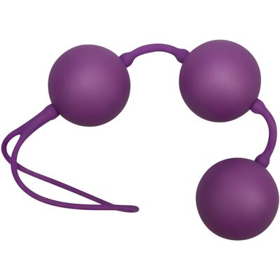 You2Toys - Geisha ballen set - drievoudig - siliconen - paars You2Toys - Geisha ballen set - drievoudig - siliconen - paars