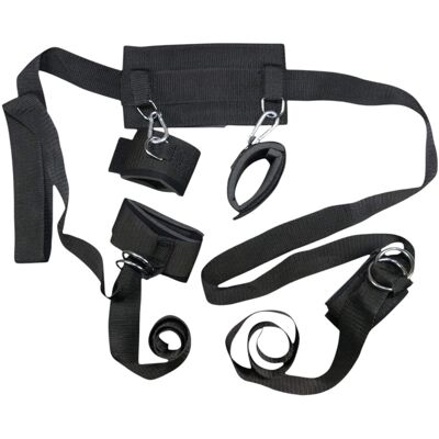 Bad Kitty - bondage set - compleet - zwart Bad Kitty - bondage set - compleet - zwart