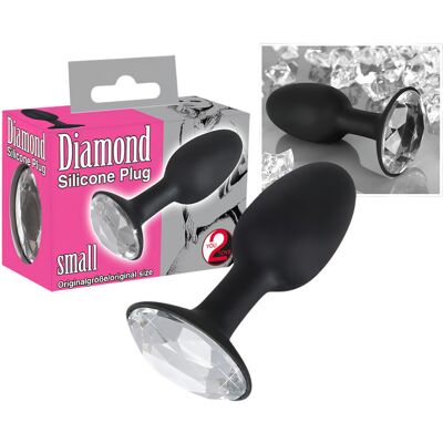 You2Toys - Diamond - siliconen anale plug (klein) You2Toys - Diamond - siliconen anale plug (klein)
