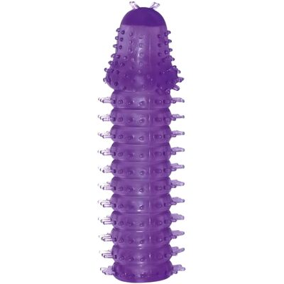 You2Toys - penis sleeve - extra stimulatie - siliconen paars You2Toys - penis sleeve - extra stimulatie - siliconen paars