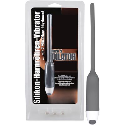 You2Toys - dilator - siliconen vibrator dilator - grijs 6mm You2Toys - dilator - siliconen vibrator dilator - grijs 6mm