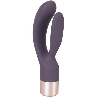 You2Toys - Vibrator met clitorisstimulator - oplaadbaar - paars You2Toys - Vibrator met clitorisstimulator - oplaadbaar - paars