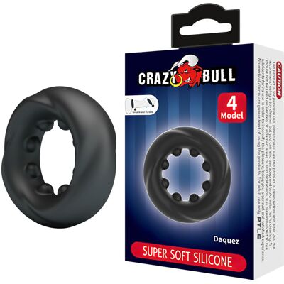 Crazy Bull - penisring - stimulerend - zwart Crazy Bull - penisring - stimulerend - zwart