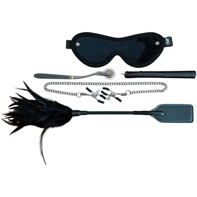 Mitac Sei Mio - BDSM set - 5-delig - zwart Mitac Sei Mio - BDSM set - 5-delig - zwart