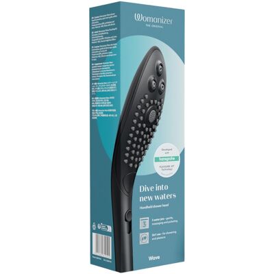 Womanizer Wave - massagedouchekop (zwart) Womanizer Wave - massagedouchekop (zwart)
