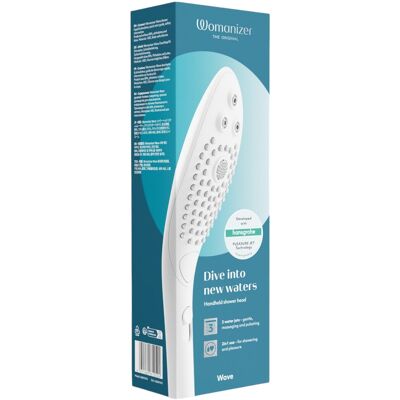Womanizer Wave - douchekop massager (wit) Womanizer Wave - douchekop massager (wit)