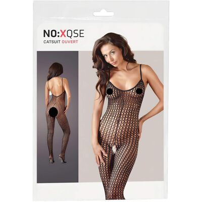 NO:XQSE - Opengewerkt netoverall (zwart) - XL/XXL NO:XQSE - Opengewerkt netoverall (zwart) - XL/XXL
