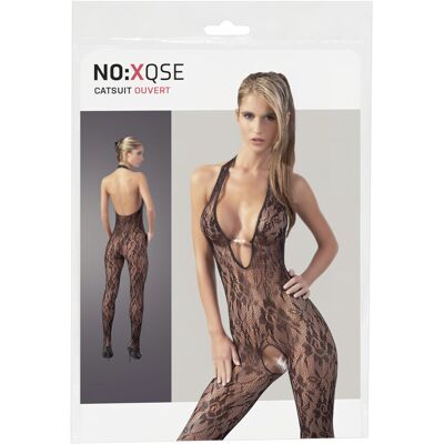 NO:XQSE - Lingerie body - kant met parels - zwart - L/XL NO:XQSE - Lingerie body - kant met parels - zwart - L/XL
