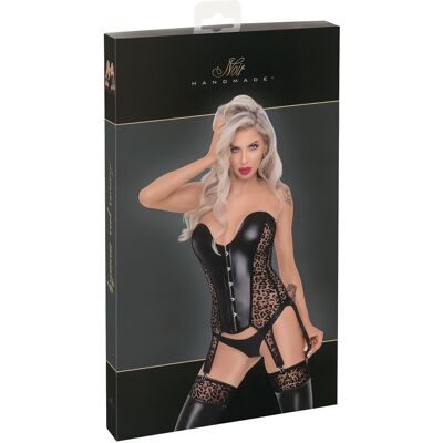 Noir - jarreteltop - luipaardprint - zwart - M Noir - jarreteltop - luipaardprint - zwart - M