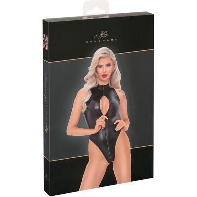 Noir - slangenprint body (zwart) - XL Noir - slangenprint body (zwart) - XL