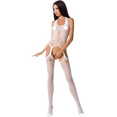 Passion BS059 - witte net lingerieset - S-L Passion BS059 - witte net lingerieset - S-L