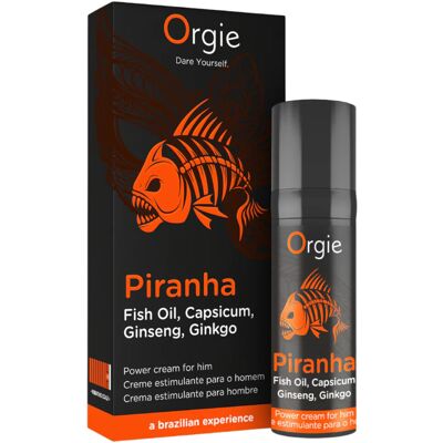 Orgie Piranha Power Cream - Stimulerende Crème voor Mannen (15 ml) Orgie Piranha Power Cream - Stimulerende Crème voor Mannen (15 ml)