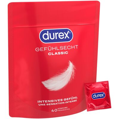 Durex - extra dun condoom (40 stuks) Durex - extra dun condoom (40 stuks)