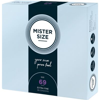 Mister Size - ultradun condoom - 69mm - 36 stuks Mister Size - ultradun condoom - 69mm - 36 stuks