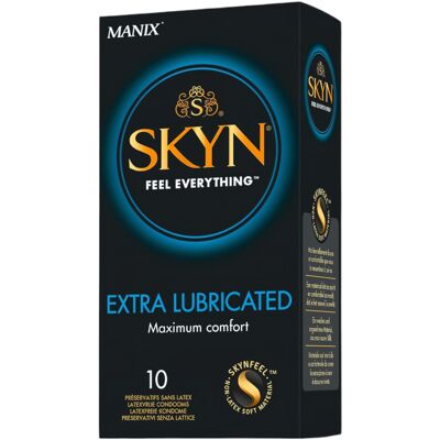 Manix SKYN Extra Lubricated - extra glijmiddel latexvrij condoom (10 stuks) Manix SKYN Extra Lubricated - extra glijmiddel latexvrij condoom (10 stuks)