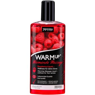 JoyDivision WARMup - verwarmende massageolie - framboos - 150ml JoyDivision WARMup - verwarmende massageolie - framboos - 150ml