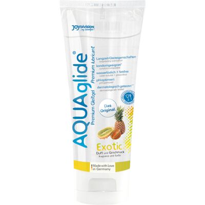 Joydivision AQUAglide - glijmiddel op waterbasis - exotisch - 100ml Joydivision AQUAglide - glijmiddel op waterbasis - exotisch - 100ml