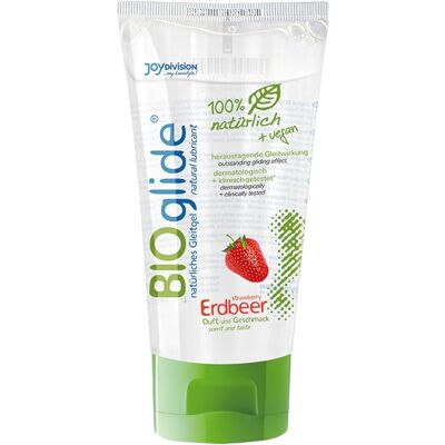 Joydivision BIOglide - glijmiddel op waterbasis - aardbei - 80ml Joydivision BIOglide - glijmiddel op waterbasis - aardbei - 80ml