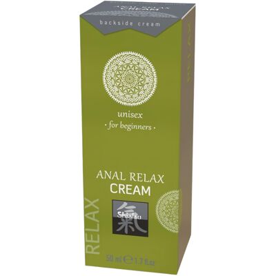 HOT Shiatsu - anale glijmiddel - ontspannend - crème - 50ml HOT Shiatsu - anale glijmiddel - ontspannend - crème - 50ml