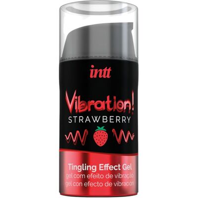 Intt Vibration! - vloeibare vibrator - aardbei (15 ml) Intt Vibration! - vloeibare vibrator - aardbei (15 ml)