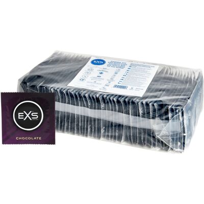EXS - condooms met chocoladesmaak - zwart - 100 stuks EXS - condooms met chocoladesmaak - zwart - 100 stuks