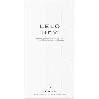 LELO Hex Original - condooms - ultra dun latex - 12 stuks LELO Hex Original - condooms - ultra dun latex - 12 stuks