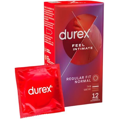 Durex Feel Intimate - ultra dun condoom - 12 stuks Durex Feel Intimate - ultra dun condoom - 12 stuks