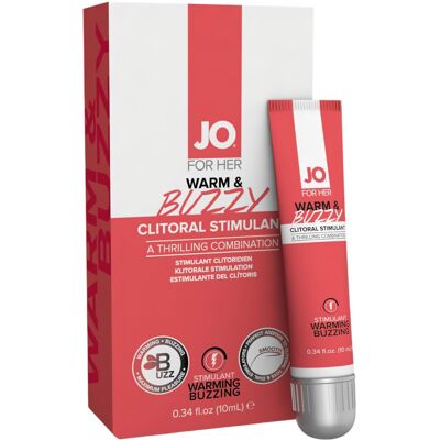 System JO - WARM & BUZZY - clitoris stimulerende gel voor vrouwen (10 ml) System JO - WARM & BUZZY - clitoris stimulerende gel voor vrouwen (10 ml)