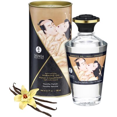 Shunga - verwarmende massageolie - vanille - 100ml Shunga - verwarmende massageolie - vanille - 100ml