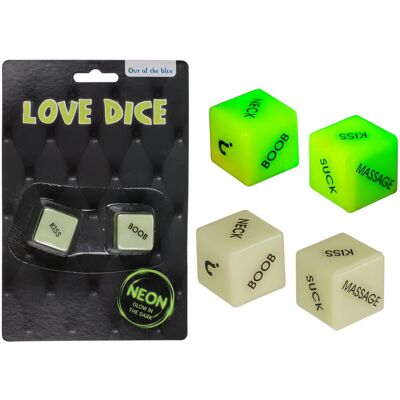 Out of The blue Glow Dice - oplichtende dobbelsteen - glow in the dark Out of The blue Glow Dice - oplichtende dobbelsteen - glow in the dark