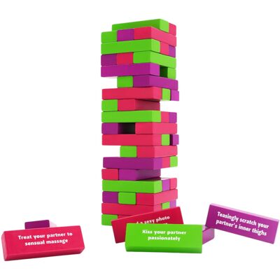 Play Wiv Me - Tower of Pleasure jenga (54 stuks) Play Wiv Me - Tower of Pleasure jenga (54 stuks)