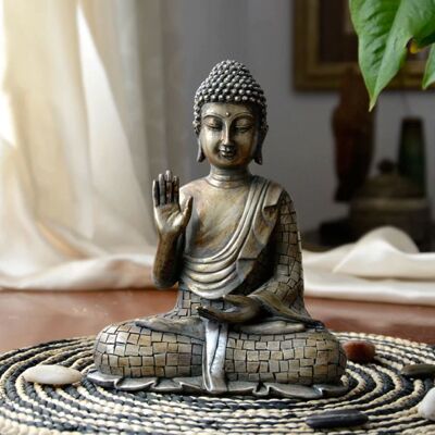 Homexw Boeddha Beeld Tathagatha - Decor Ornament Hars Sculptuur Tuin Bureau Homexw Boeddha Beeld Tathagatha - Decor Ornament Hars Sculptuur Tuin Bureau