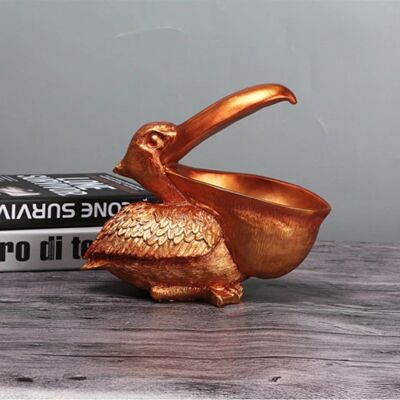 Vilead Pelikaan Beeld Sleutelhouder - Decor Miniatuur Ornament Hars Sculptuur Bureau Goud Vilead Pelikaan Beeld Sleutelhouder - Decor Miniatuur Ornament Hars Sculptuur Bureau Goud