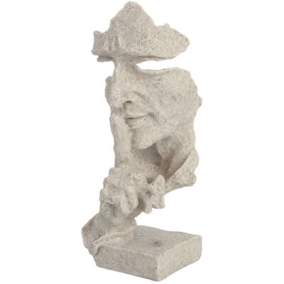 Stuff Certified® Noors Sculptuur Abstract - Praten Decor Standbeeld Ornament Hars Tuin Bureau Wit Stuff Certified® Noors Sculptuur Abstract - Praten Decor Standbeeld Ornament Hars Tuin Bureau Wit