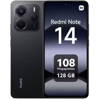 Xiaomi Redmi Note 14 (4G) Smartphone - 6 GB RAM - 128 GB Opslag - 108 MP Camera - 5500mAh Batterij - Zwart Xiaomi Redmi Note 14 (4G) Smartphone - 6 GB RAM - 128 GB Opslag - 108 MP Camera - 5500mAh Batterij - Zwart