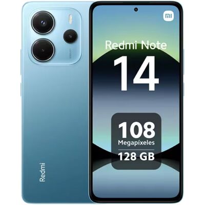 Xiaomi Redmi Note 14 (4G) Smartphone - 6 GB RAM - 128 GB Opslag - 108 MP Camera - 5500mAh Batterij - Blauw Xiaomi Redmi Note 14 (4G) Smartphone - 6 GB RAM - 128 GB Opslag - 108 MP Camera - 5500mAh Batterij - Blauw
