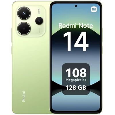 Xiaomi Redmi Note 14 (4G) Smartphone - 6 GB RAM - 128 GB Opslag - 108 MP Camera - 5500mAh Batterij - Groen Xiaomi Redmi Note 14 (4G) Smartphone - 6 GB RAM - 128 GB Opslag - 108 MP Camera - 5500mAh Batterij - Groen
