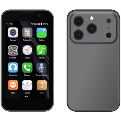 SERVO 17SE Mini Telefoon - 3 inch HD Scherm - Dual SIM - 900mAh Batterij - Zwart SERVO 17SE Mini Telefoon - 3 inch HD Scherm - Dual SIM - 900mAh Batterij - Zwart
