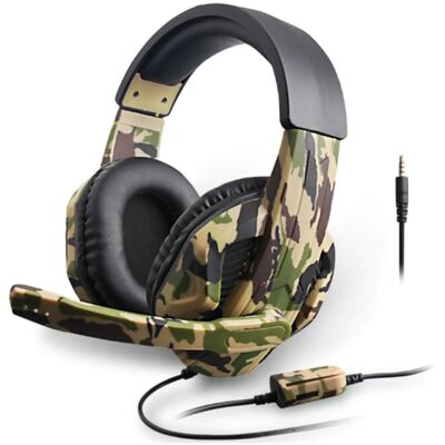 Robotsky Camo Gaming Headset Stereo Koptelefoon Headphones met Microfoon Robotsky Camo Gaming Headset Stereo Koptelefoon Headphones met Microfoon