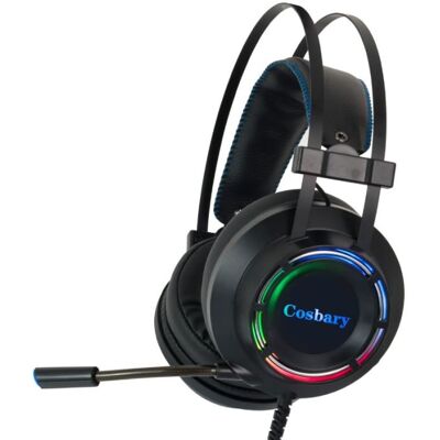 Cosbary Gaming Headset Stereo Koptelefoon 7.1 Surround Sound Headphones met Microfoon voor PlayStation 4 / PC Cosbary Gaming Headset Stereo Koptelefoon 7.1 Surround Sound Headphones met Microfoon voor PlayStation 4 / PC