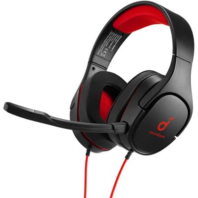 ANKER Soundcore Strike 1 Gaming Headset - Voor PS4/XBOX/PC - 7.1 Surround Sound Headphones Koptelefoon ANKER Soundcore Strike 1 Gaming Headset - Voor PS4/XBOX/PC - 7.1 Surround Sound Headphones Koptelefoon
