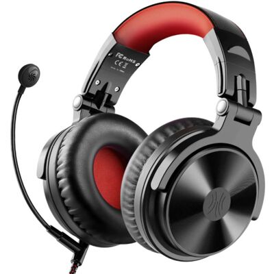 OneOdio Draadloze Gaming Koptelefoon met Boom Mic - Voor PC/Xbox/PS4/PS5 - Headset Headphones met Microfoon Zwart OneOdio Draadloze Gaming Koptelefoon met Boom Mic - Voor PC/Xbox/PS4/PS5 - Headset Headphones met Microfoon Zwart
