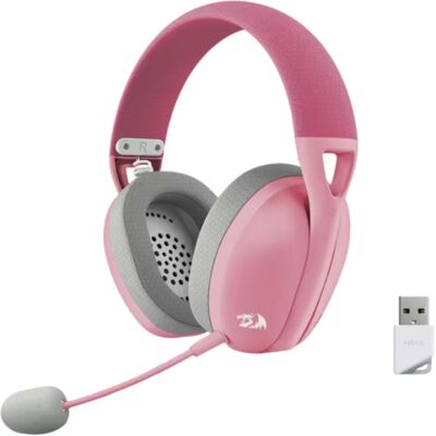 Redragon H848 Gaming Headset - 7.1 Surround Sound - Afneembare Microfoon - Over-ear Koptelefoon - Roze Redragon H848 Gaming Headset - 7.1 Surround Sound - Afneembare Microfoon - Over-ear Koptelefoon - Roze