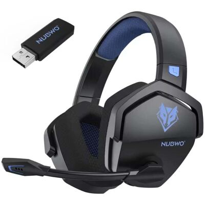 NUBWO G06 Gaming Headset met Microfoon - Over-ear Koptelefoon - Zwart Blauw NUBWO G06 Gaming Headset met Microfoon - Over-ear Koptelefoon - Zwart Blauw
